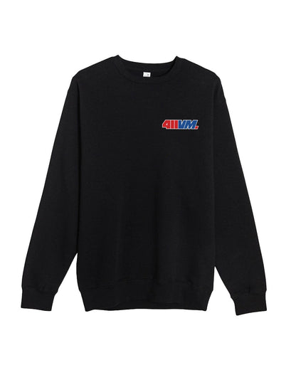 Unisex | 411VM Pocket Logo  (Red/Blue) | Crewneck Sweater