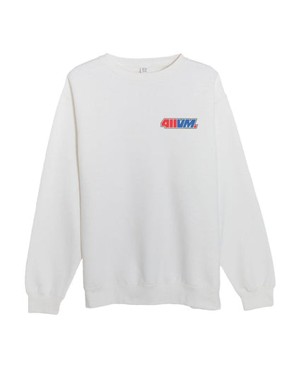 Unisex | 411VM Pocket Logo  (Red/Blue) | Crewneck Sweater